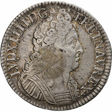 France, Louis XIV, Ecu aux 3 couronnes, 1713, Paris, Silver, VF(30-35)