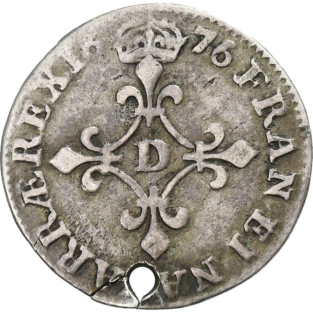 France, Louis XIV, 4 Sols des Traitants, 1676, Vimy, Silver, VF(30-35)