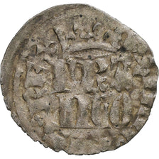 France, Philippe VI, Double Parisis, 1346-1350, 3rd type, Billon, VF(30-35)