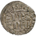 France, Philippe VI, Double Parisis, 1346-1350, 3rd type, Billon, VF(30-35)
