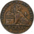Bélgica, Albert I, 1 Centime, 1912, Brussels, Cobre, VF(30-35)