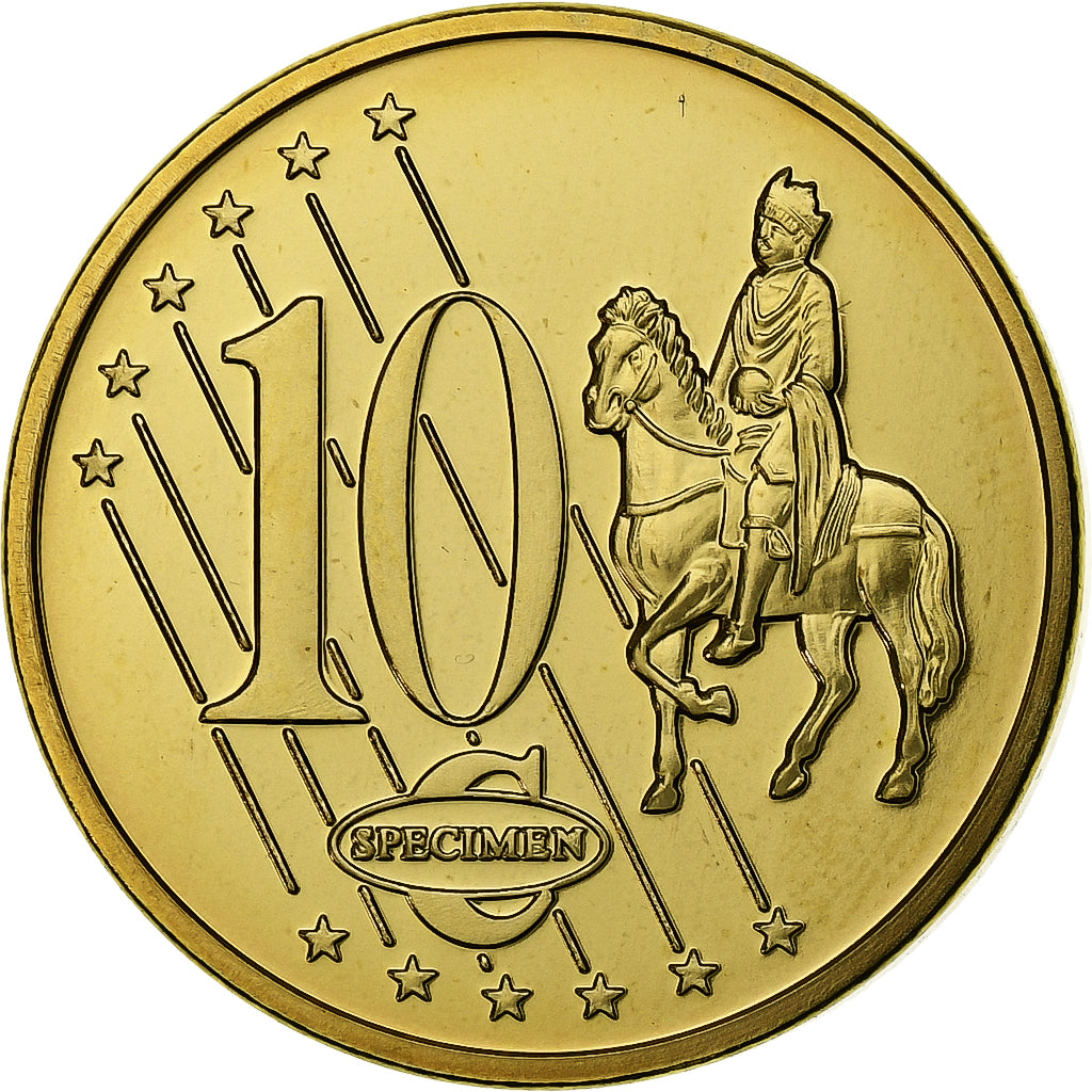 Watykan, 10 Euro Cent, Essai-Trial, Egzemplarz, 2011, Mosiądz, MS(64)