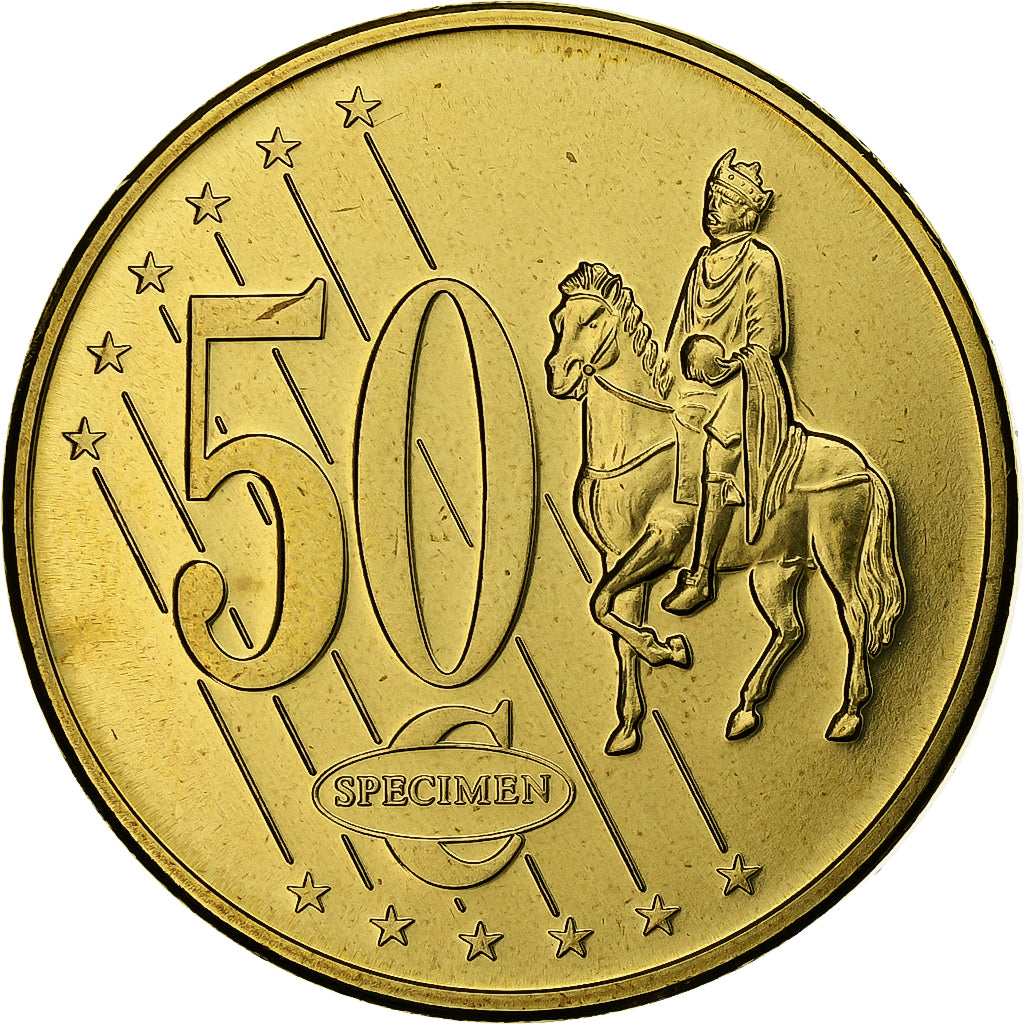 Vaticano, 50 Euro Cent, Essai-Trial, 2011, Latão, MS(64)