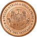 Vaticano, 2 Euro Cent, Essai-Trial, 2011, Cobre, MS(64)