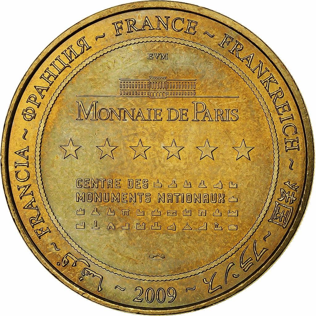 Francia, Tourist token, 50/ Abbaye du Mont-Saint-Michel, 2009, Cobre - níquel