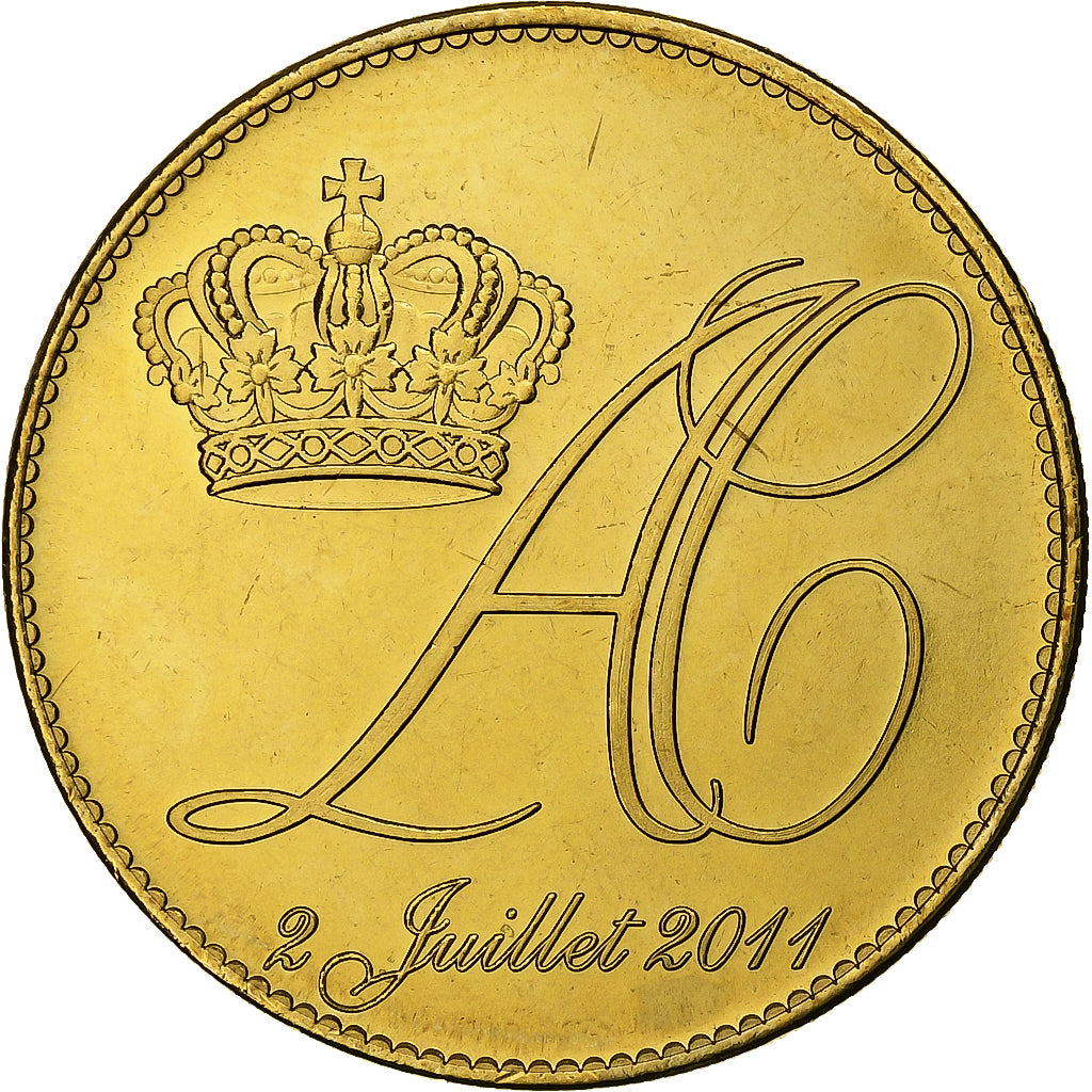 Monaco, Tourist token, Mariage Princier, Albert et Charlène, 2011