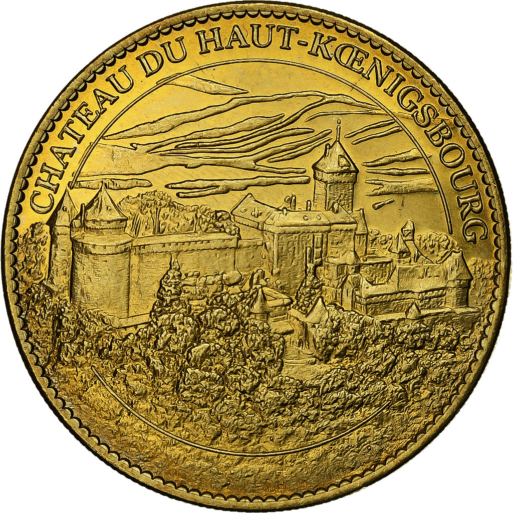 Francia, Tourist token, Château du Haut-Koenigsbourg, 2011, Cobre - níquel