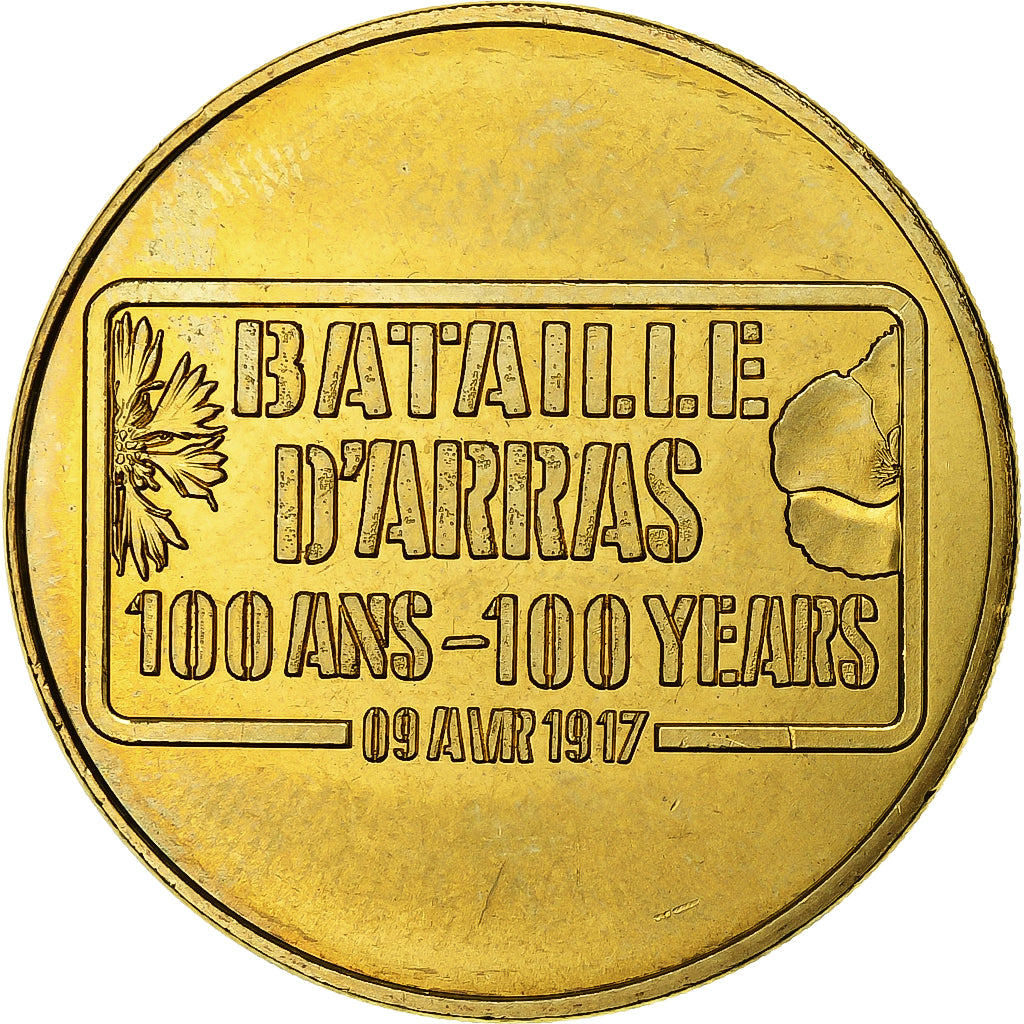 France, Tourist token, Arras - La bataille d'Arras - 100 ANS, 2017