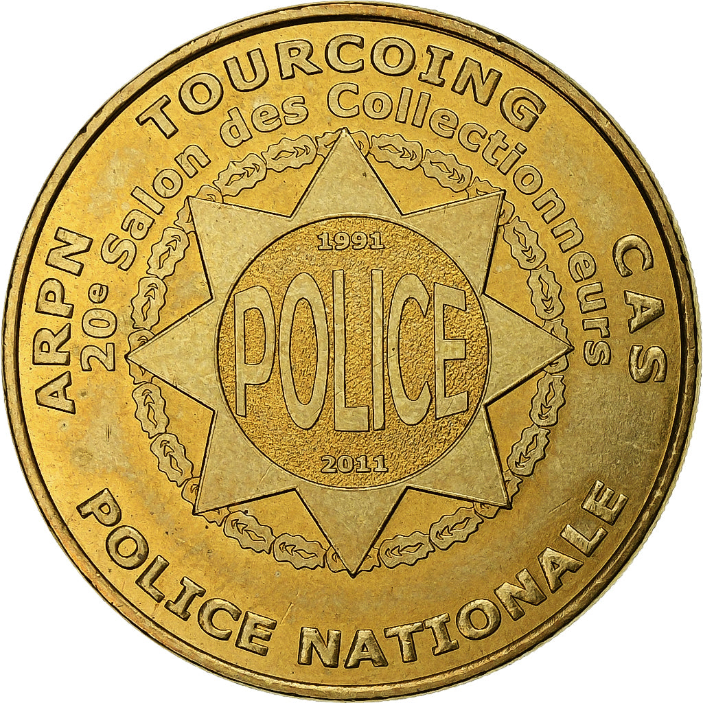 Frankreich, betaalpenning, Tourcoing - 20ème salon des Collectionneurs - Police