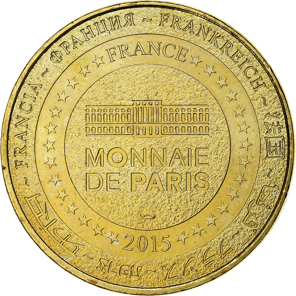 France, Tourist token, 62/ Abbaye Saint-Vaast - Arras, 2015, Copper-nickel