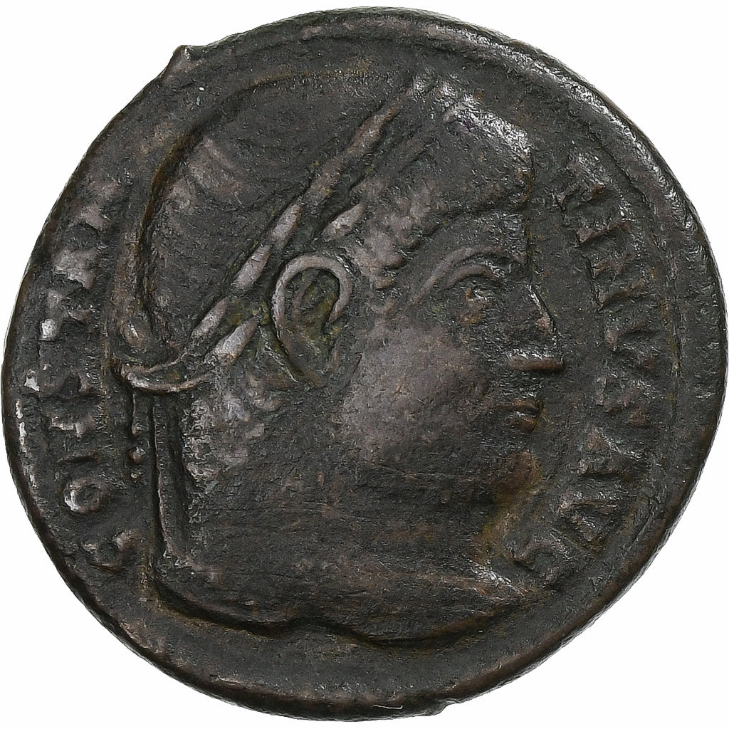 Constantine I, Follis, 329, Rome, Bronze, S+, RIC:318