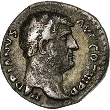 Hadrian, Denarius, 136, Rome, Silber, SS