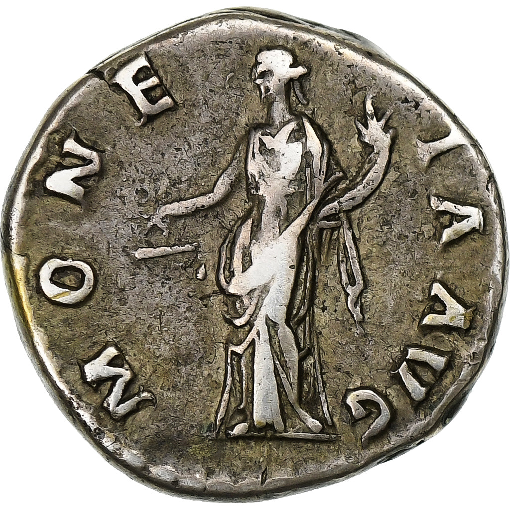 Hadrian, Denarius, 136, Rome, Silber, SS