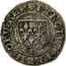 France, Charles VI, Blanc Guénar, 1389-1422, Sainte-Ménéhould, Billon