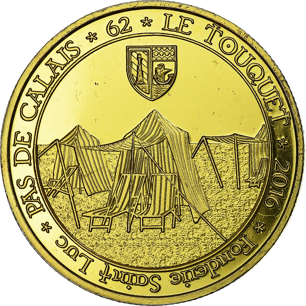 France, Jeton touristique, 62/ Le Touquet - Enduropale, 2016, Cupro-nickel, SUP