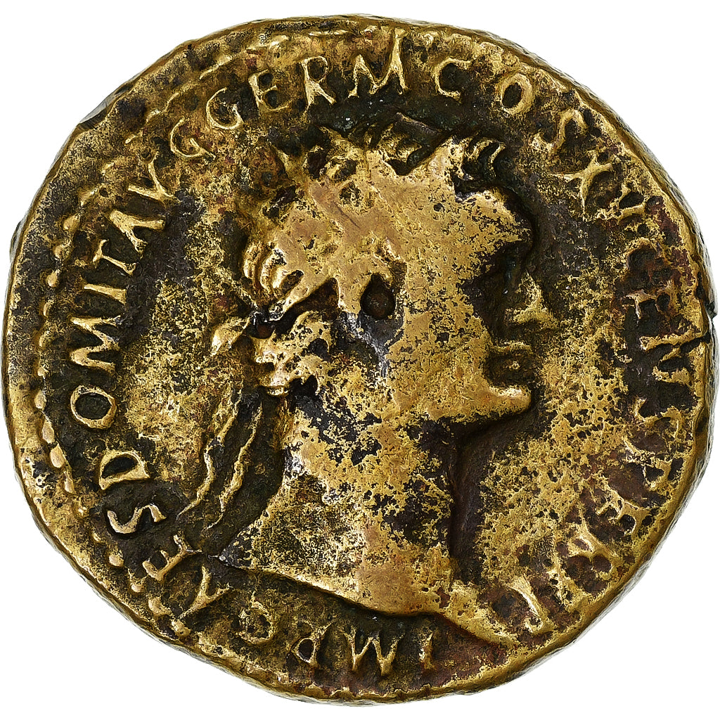 Domitian, Dupondius, 90-91, Rome, Bronze, VF(30-35), RIC:706
