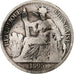 French Indochina, 50 Centimes, 1895, Paris, Silver, VF(20-25)