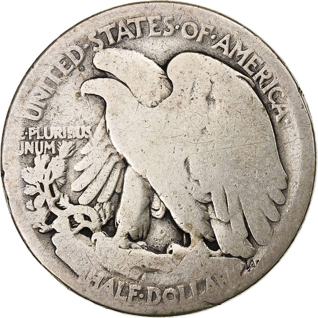 Estados Unidos, Half Dollar, Walking Liberty, 1917, U.S. Mint, Plata, BC