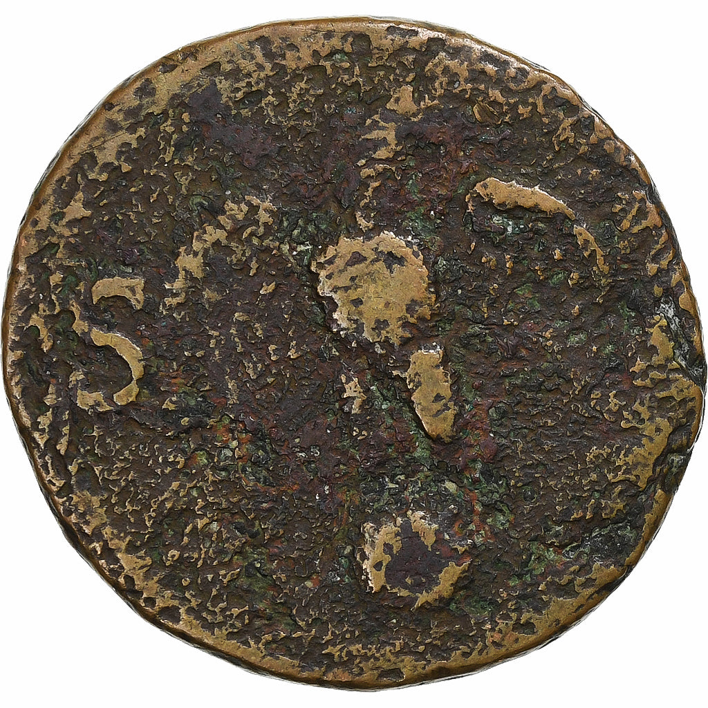 Vespasian, As, 72, Lyon - Lugdunum, Bronce, BC+, RIC:1202