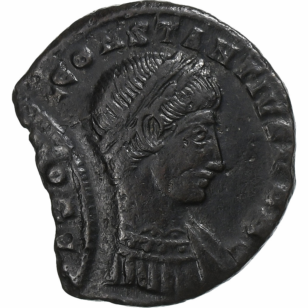 Constantius II, Follis, 335-336, Siscia, Bronze, EF(40-45), RIC:254