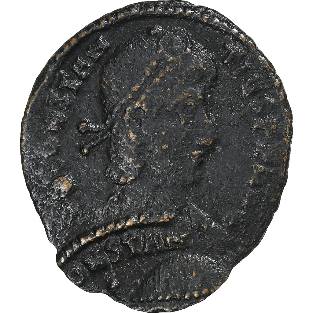 Constantius II, Follis, 337-361, Podwójne-nowe bicie, Brązowy, EF(40-45)