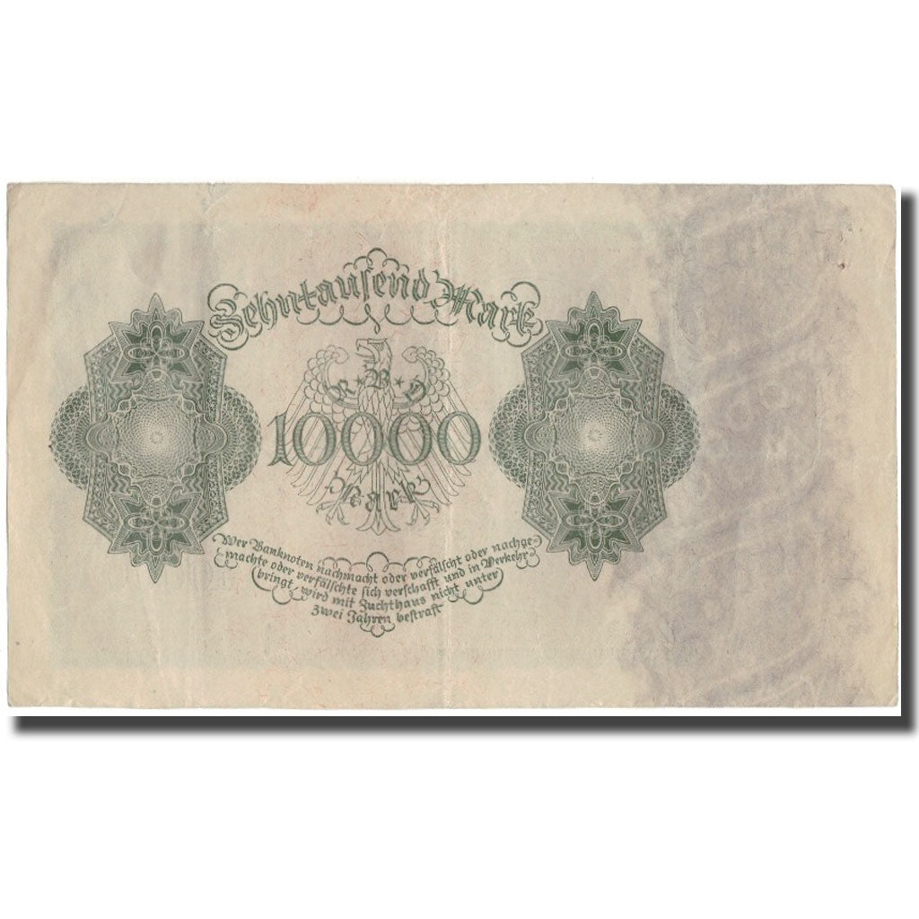 Banknot, Niemcy, 10,000 Mark, 1922, KM:71, EF(40-45)