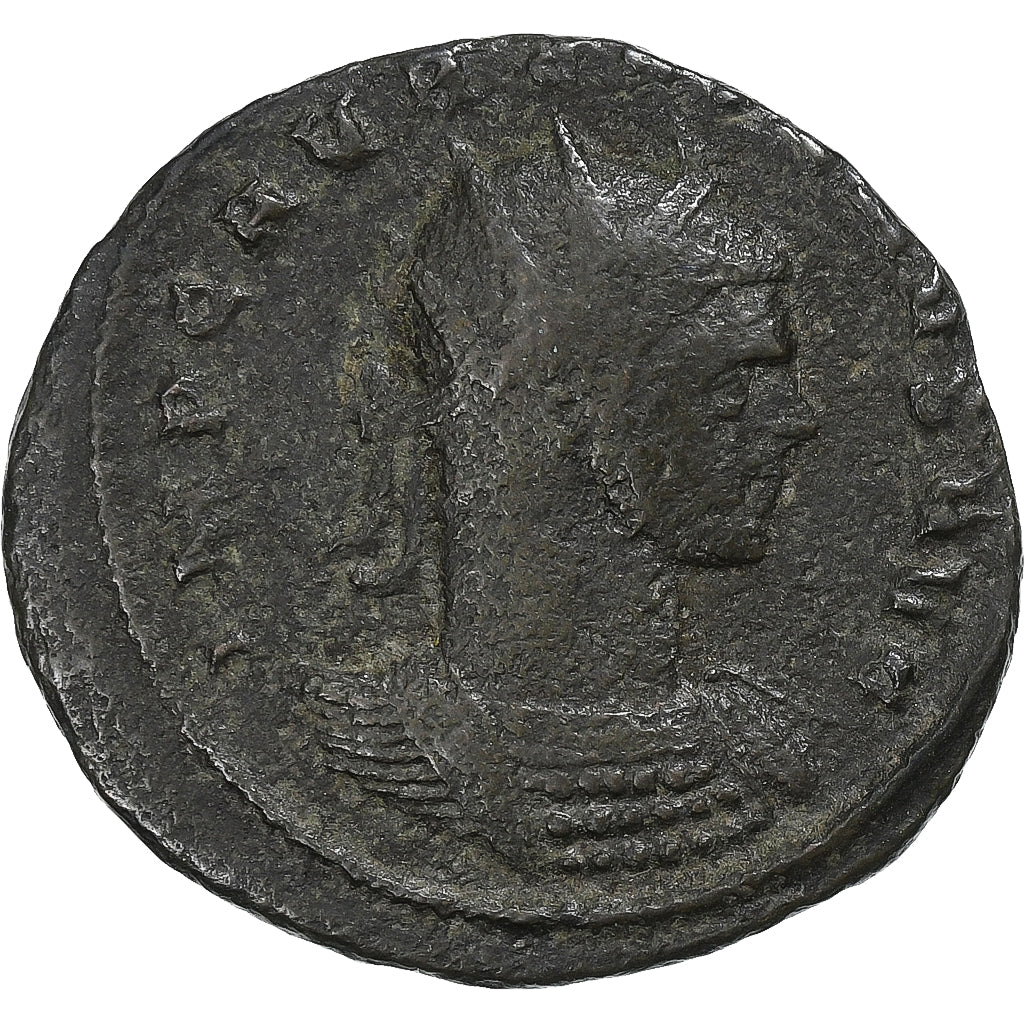 Aurelian, Antoninianus, 270-275, Incuse strike, Brązowy, VF(30-35)