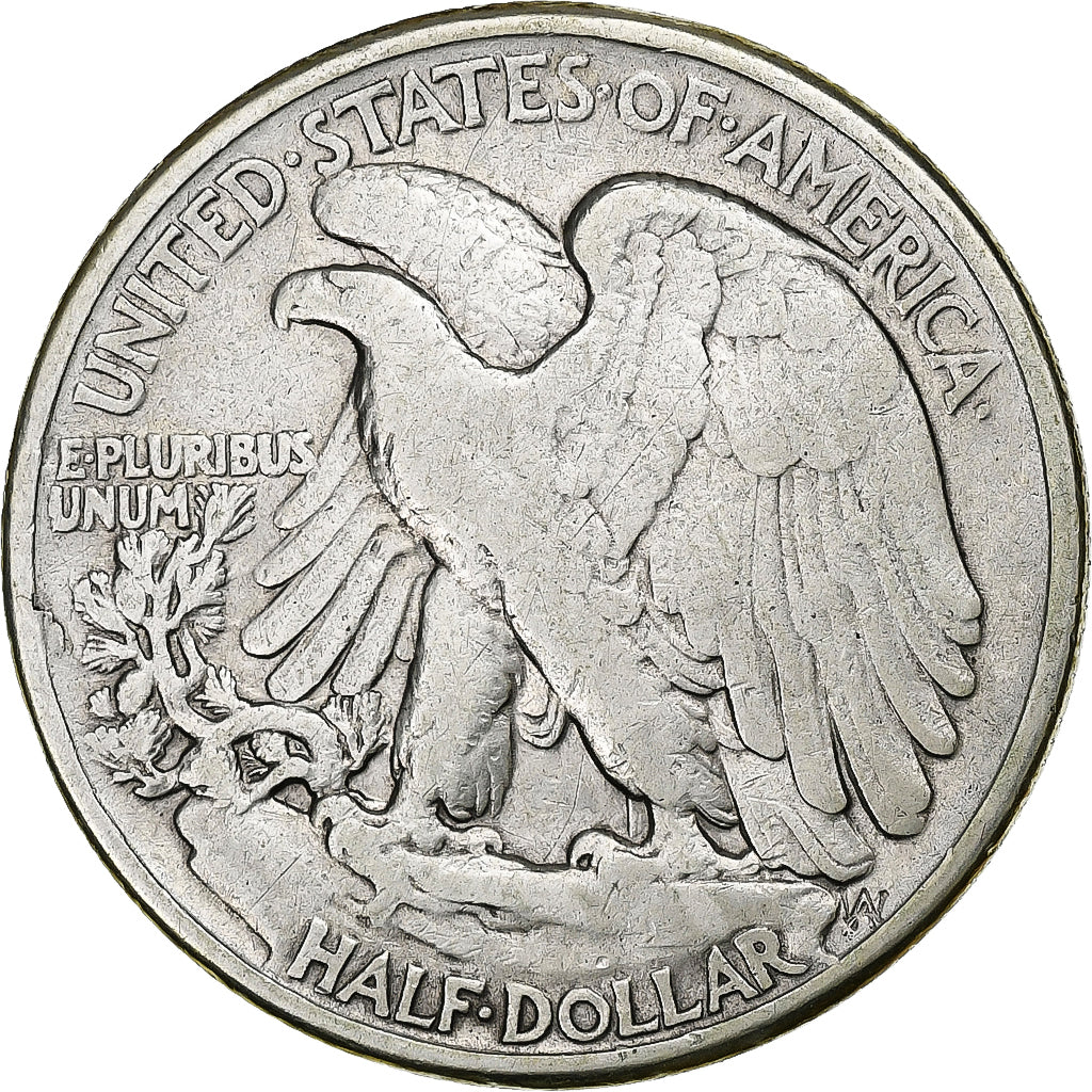 United States, Half Dollar, Walking Liberty, 1944, Philadelphia, Silver