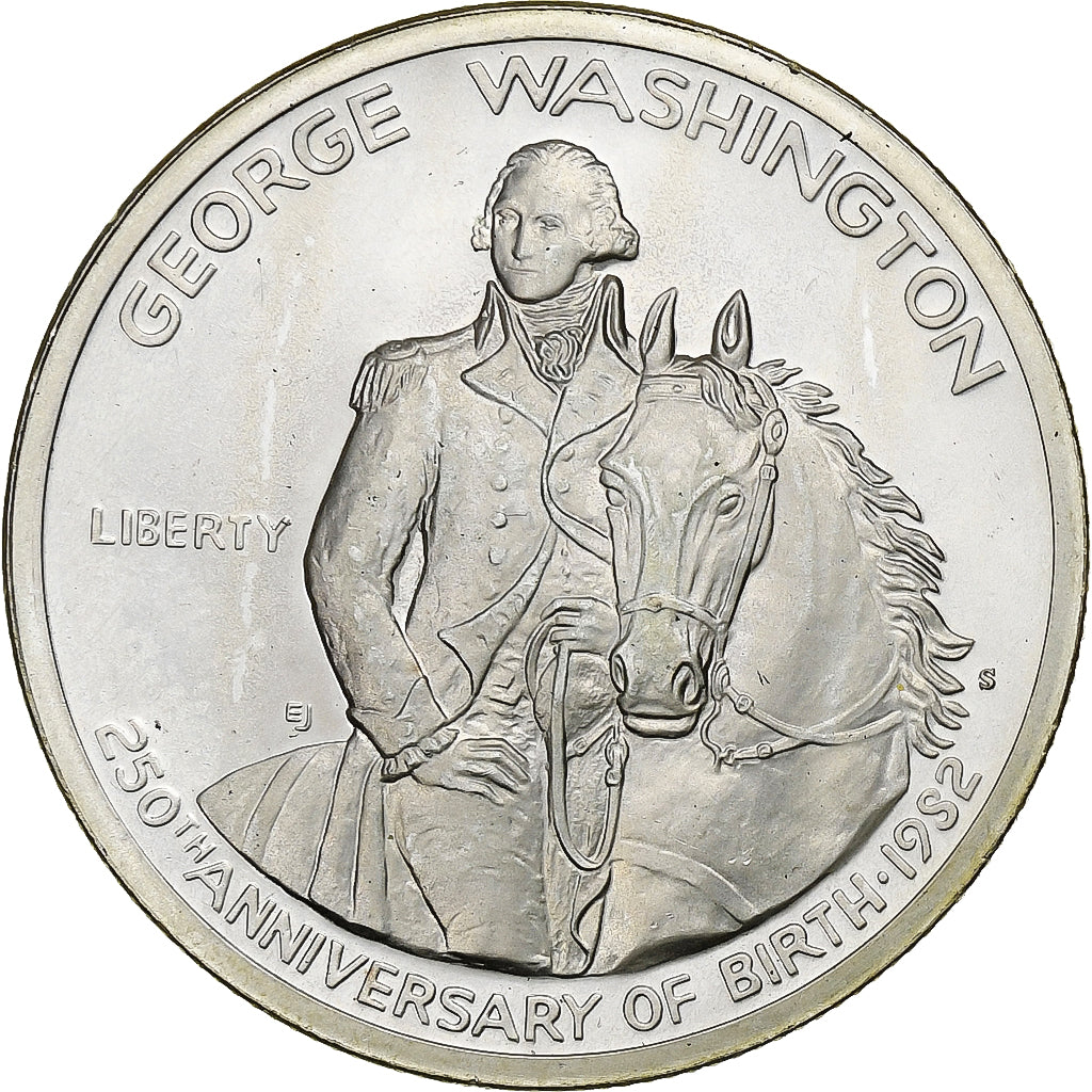 United States, Half Dollar, Washington, 1982, San Francisco, Silver, AU(55-58)