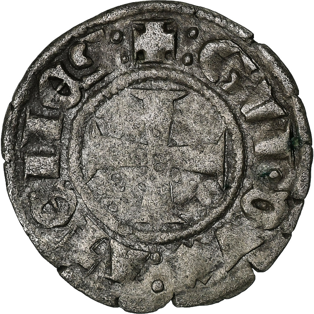 Duchy of Athens, Gui II de la Roche, Denier, 1287-1308, Thebes, Billon, ZF