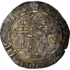 Grèce, Raymond Berenger, Gigliato, 1365-1374, Rhodes, Argent, TB+