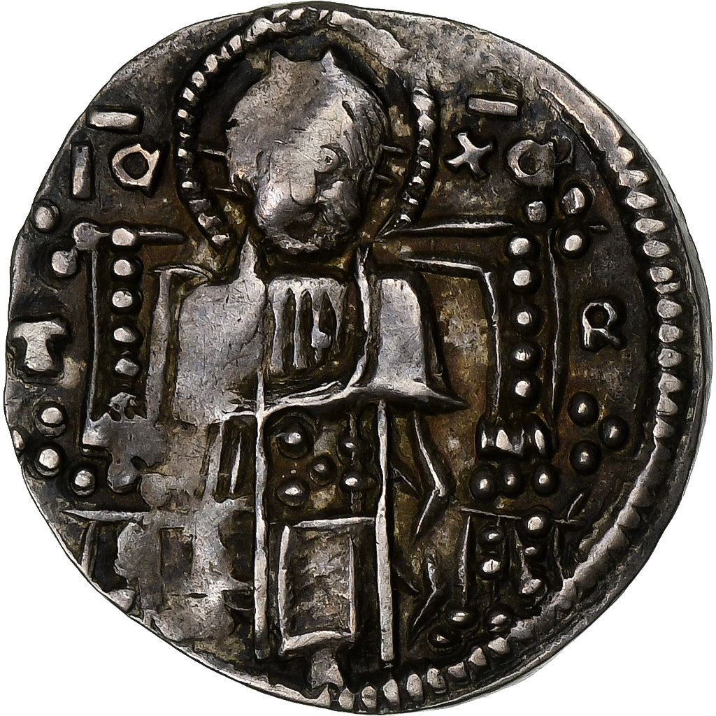 Serbia, Stefan Uros II Milutin, Dinar, 1282-1321, Silver, EF(40-45)