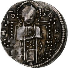 Serbia, Stefan Uros II Milutin, Dinar, 1282-1321, Silver, EF(40-45)