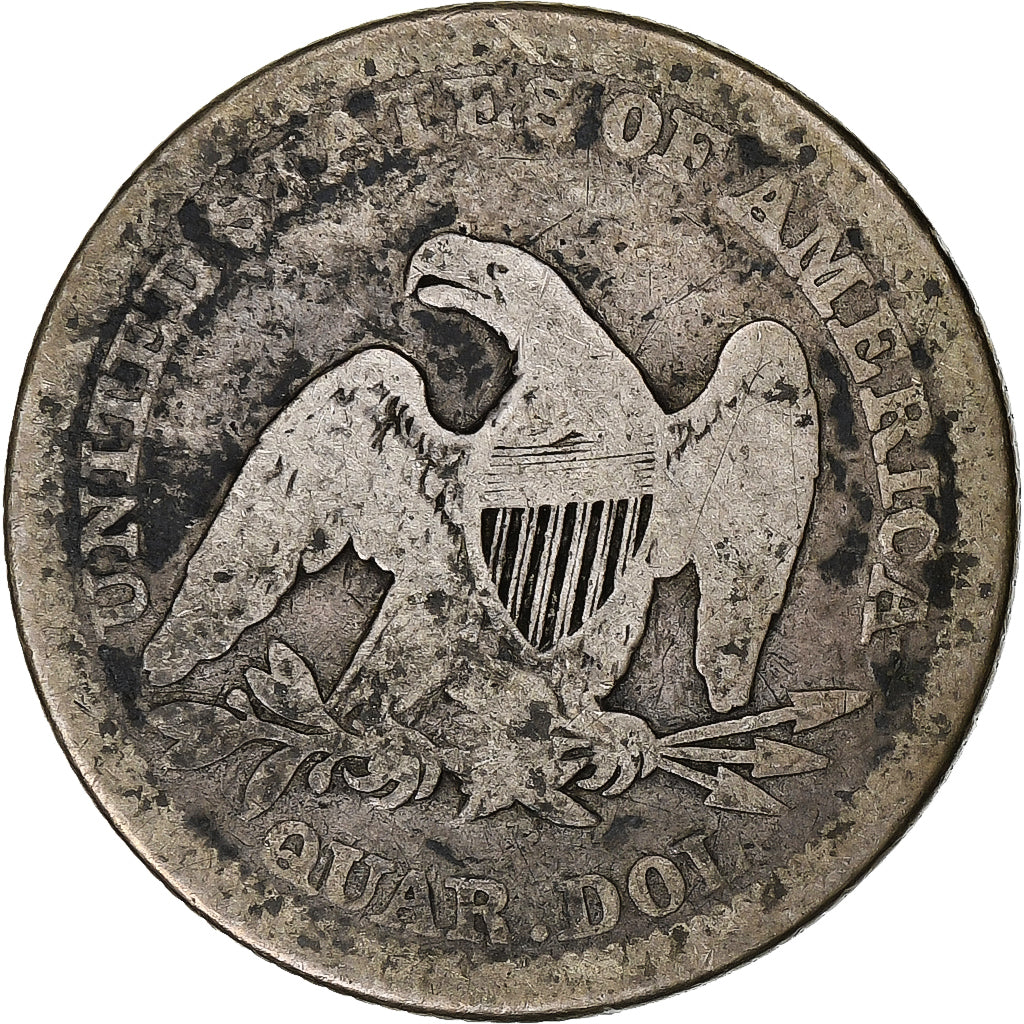 United States, Quarter dollar, Seated Liberty, 1859, Philadelphia, Silver