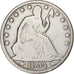 Estados Unidos, Half Dollar, Seated Liberty, 1854, New Orleans, Plata, BC