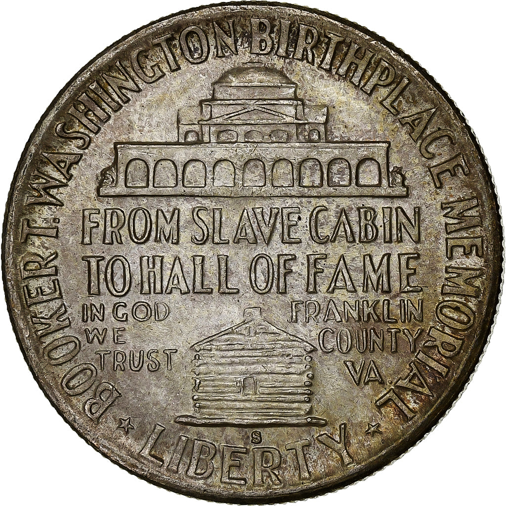 Stati Uniti, Half Dollar, Booker Washington, 1950, San Francisco, Argento, SPL-