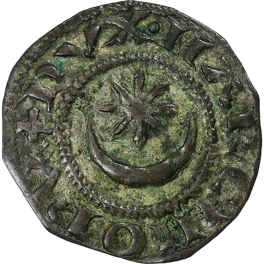 Marquisate of Provence, Raymond V, Denier, 1148-1194, Pont-de-Sorgues, Billon