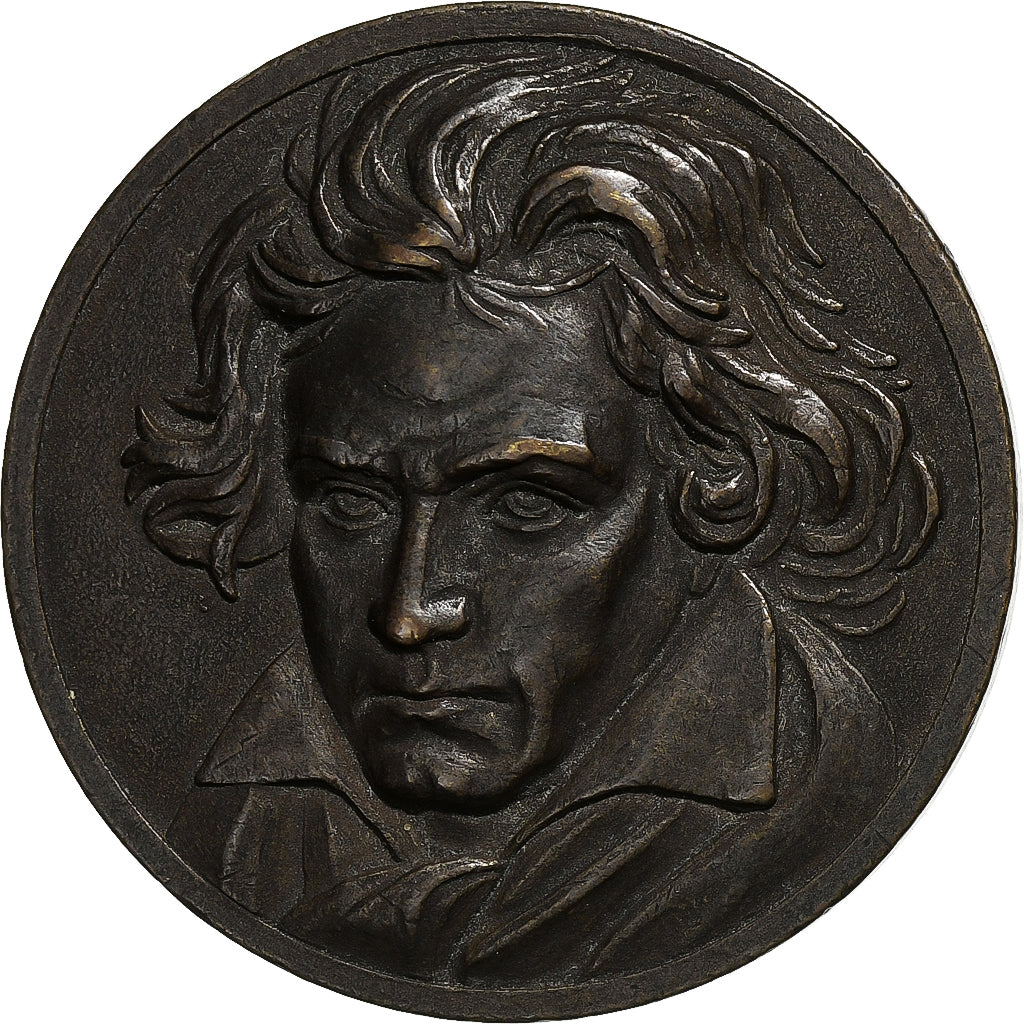 Francja, medal, Musique, Club du Disque Classique, Beethoven, n.d., Brązowy