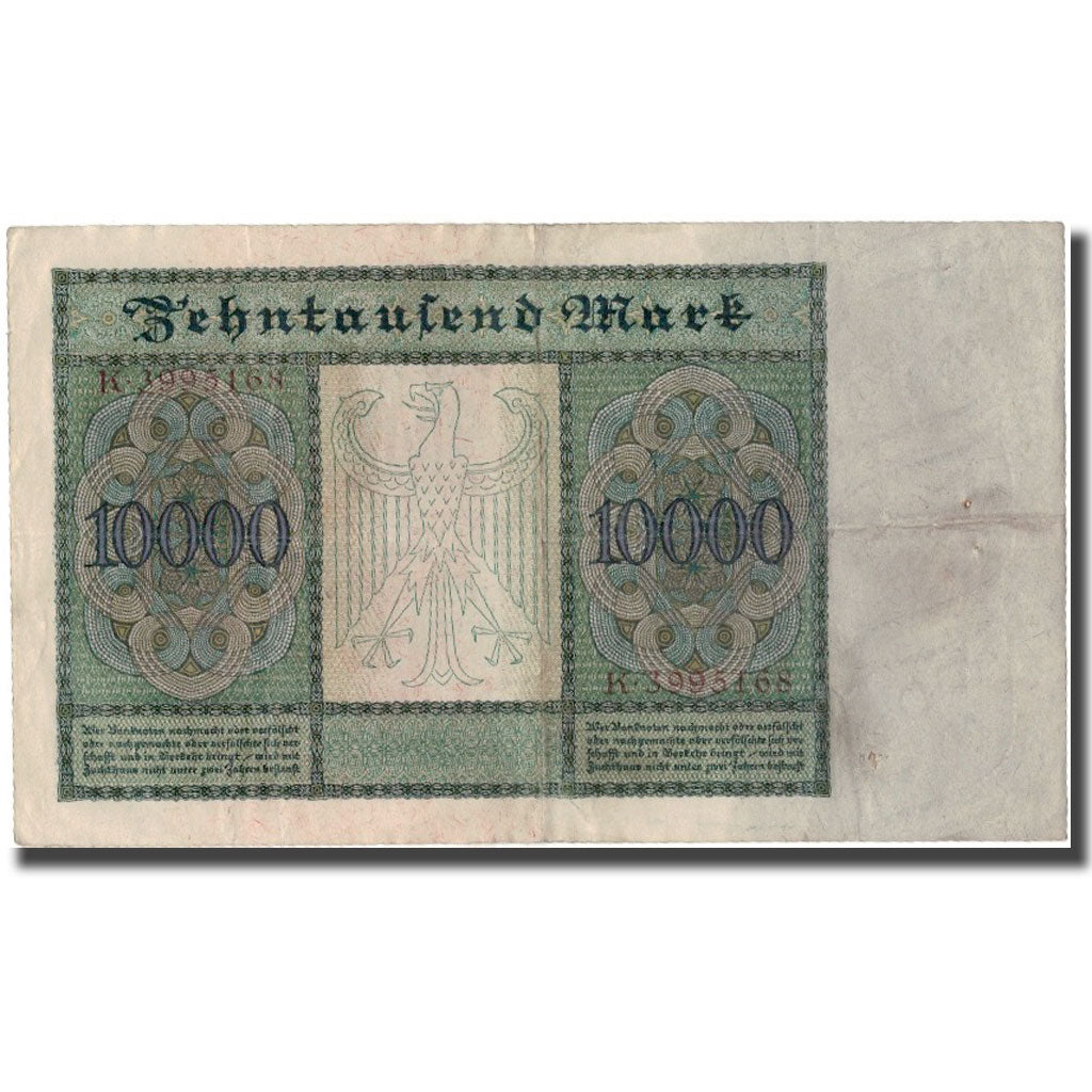 Banknote, Germany, 10,000 Mark, 1922, KM:70, EF(40-45)