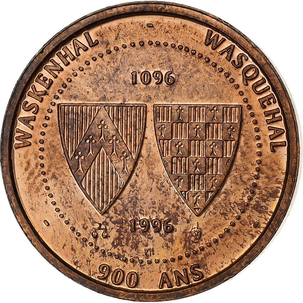 Francia, ficha, 1 Euro de Wasquehal, 1996, Rame, SPL-