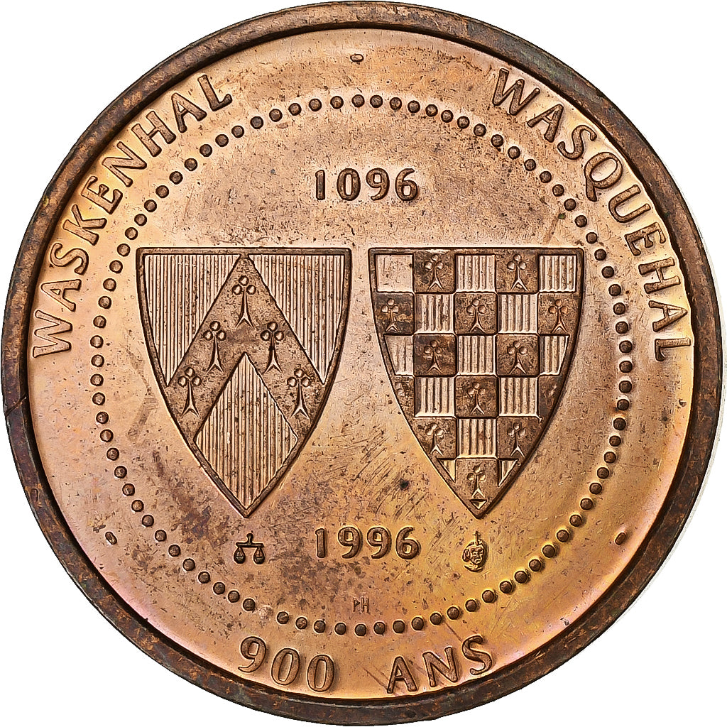 Francia, ficha, 2 Euro de Wasquehal, 1996, Rame, SPL-
