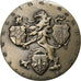 Francja, medal, Chambre de Commerce Lille-Roubaix-Tourcoing, 1977, Srebro