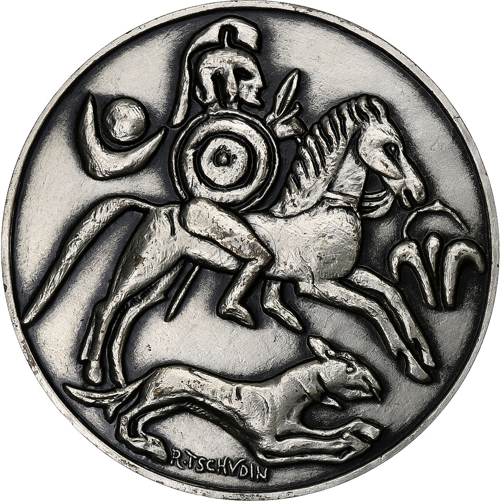 Frankreich, Medaille, Unesco, Carthage, 1976, Silber, Tschudin, VZ