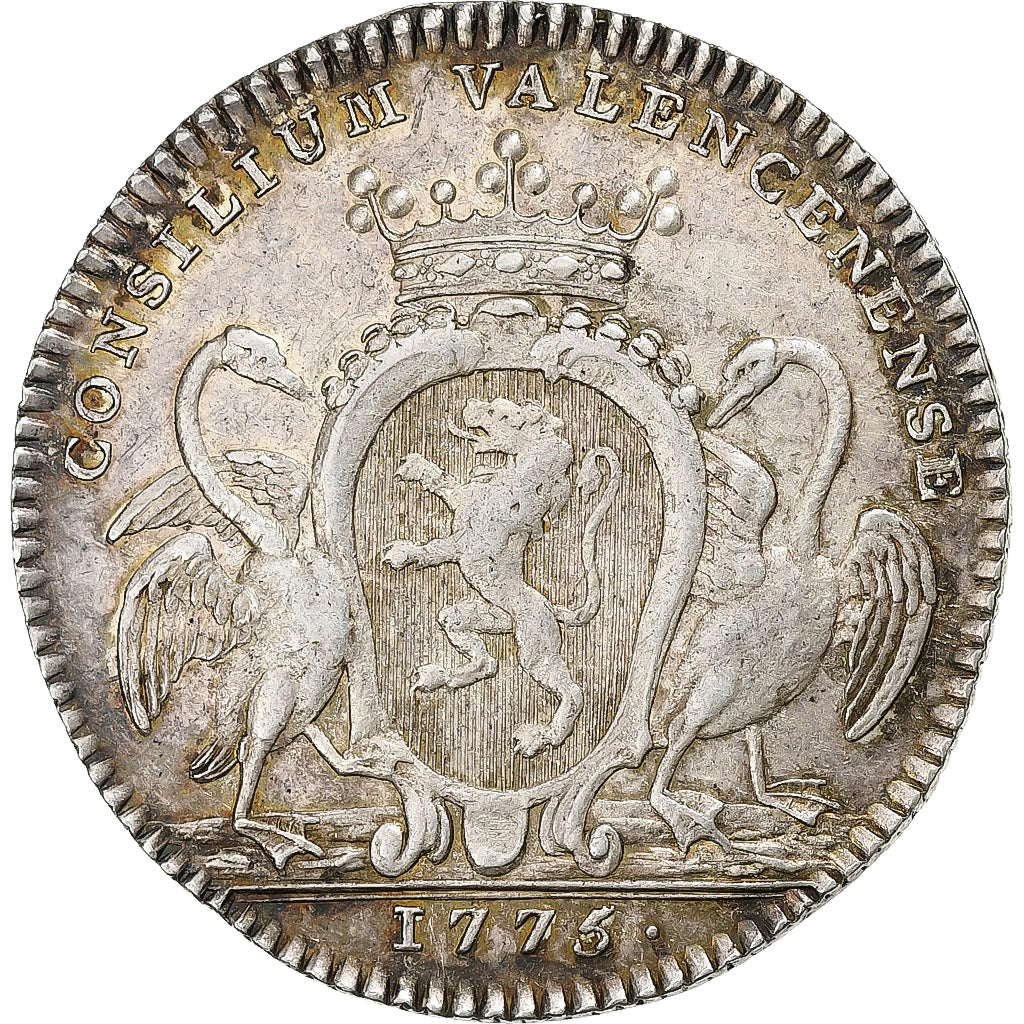 Francia, ficha, Louis XVI, Assemblée de Valenciennes, 1775, Argento, BB+