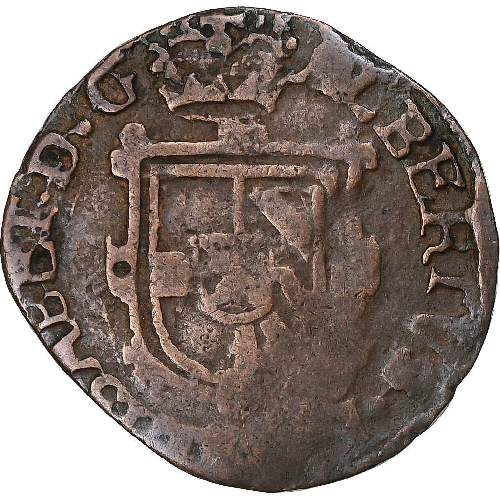 Spanish Netherlands, Albert & Isabella, Gigot, 1619, Maastricht, Copper