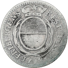 Switzerland, 7 Kreuzer, 1788, Fribourg, Silver, VF(30-35), KM:58