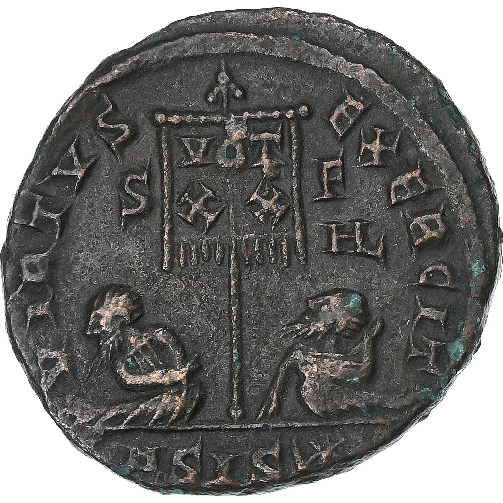Constantine I, Follis, 320, Siscia, Bronze, AU(50-53), RIC:127