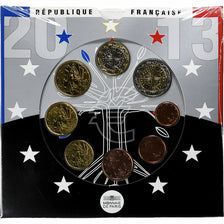 France, Coffret 1c. à 2€, 2013, Monnaie de Paris, BU, FDC