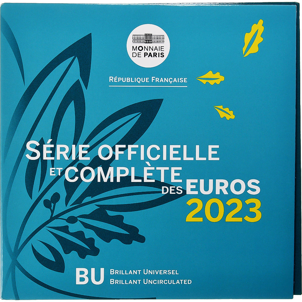 Francia, Coffret 1c. à 2€, 2023, Monnaie de Paris, BU, FDC, N.C.