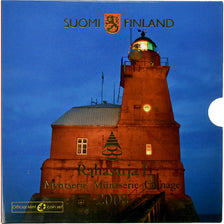 Finlandia, Coffret 1c. à 2€ + jeton, 2008, Vantaa, BU, FDC, N.C.